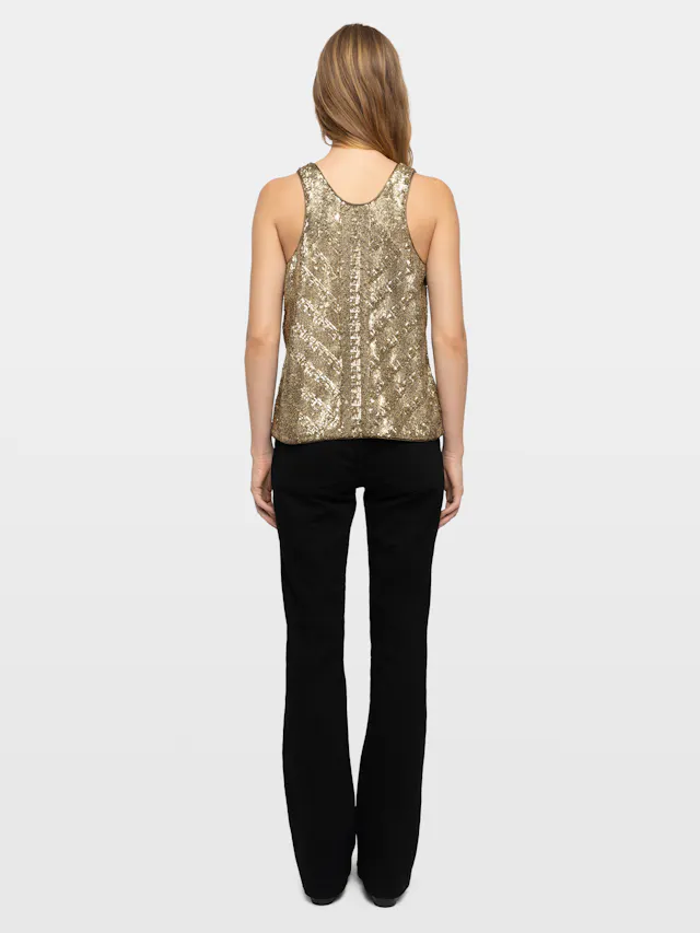 Tarys Sequin Top