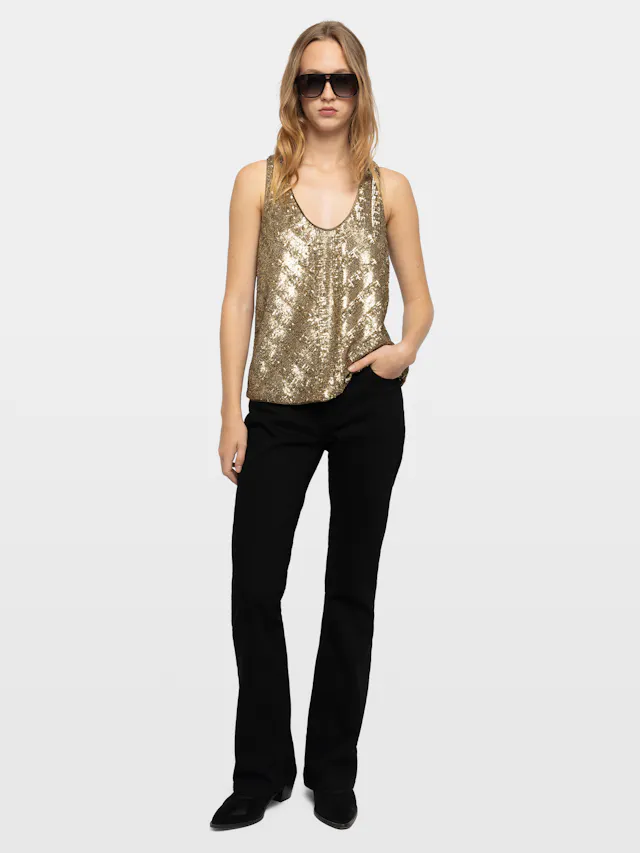 Tarys Sequin Top